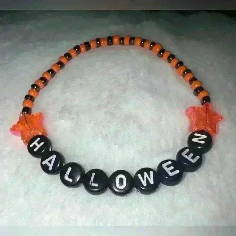 Halloween Themed Friendship Bracelet - Picture 3 of 5